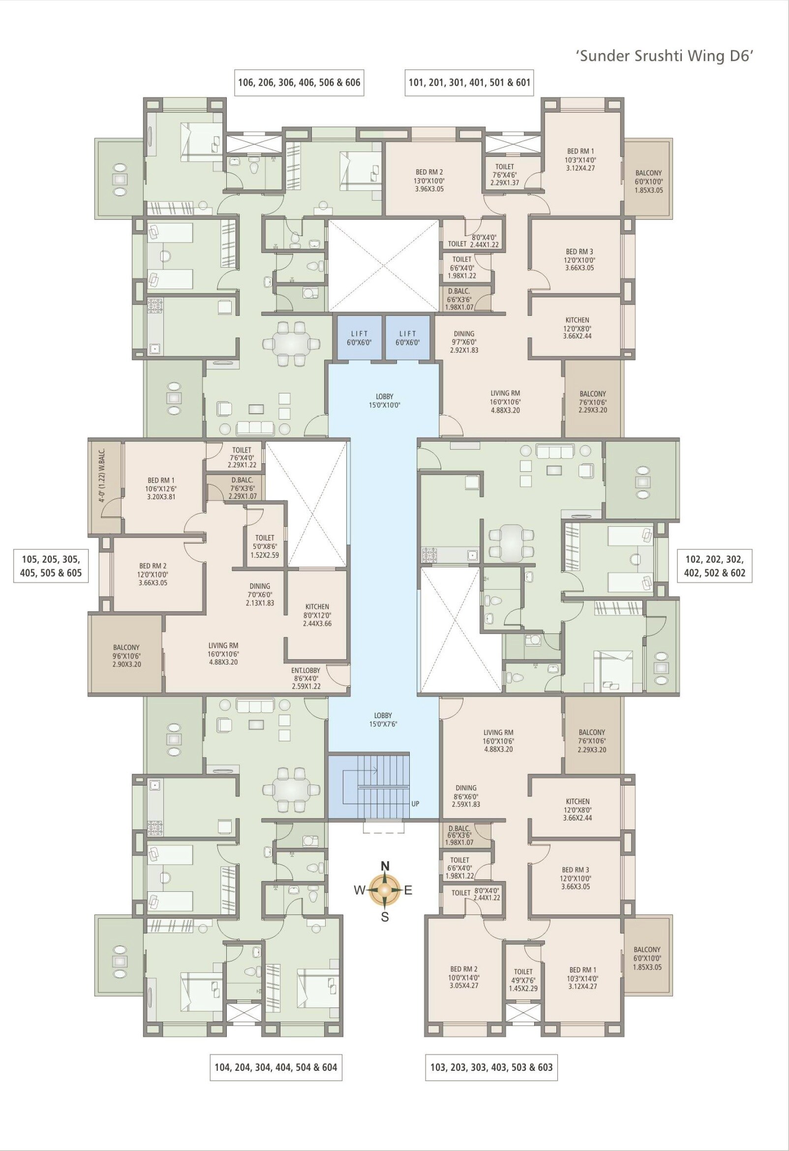 Sunder Srushti Floor Plans