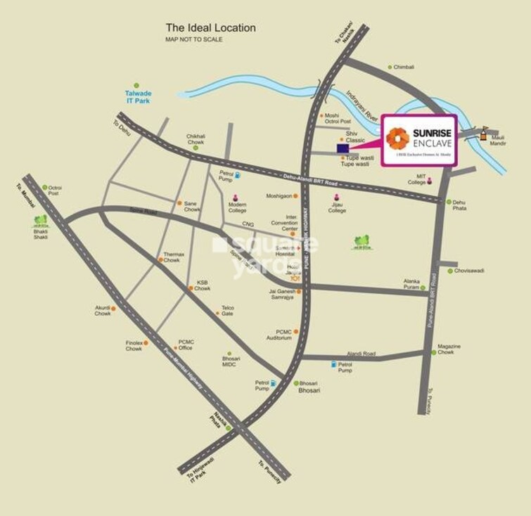 Sunrise Enclave Moshi Location Image