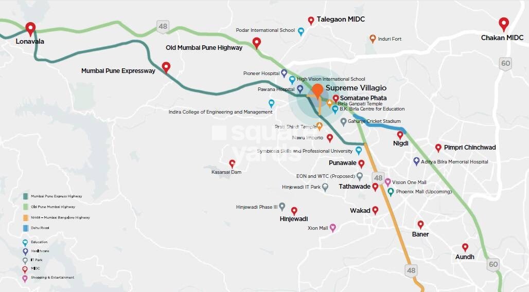 Supreme Villagio Location Image