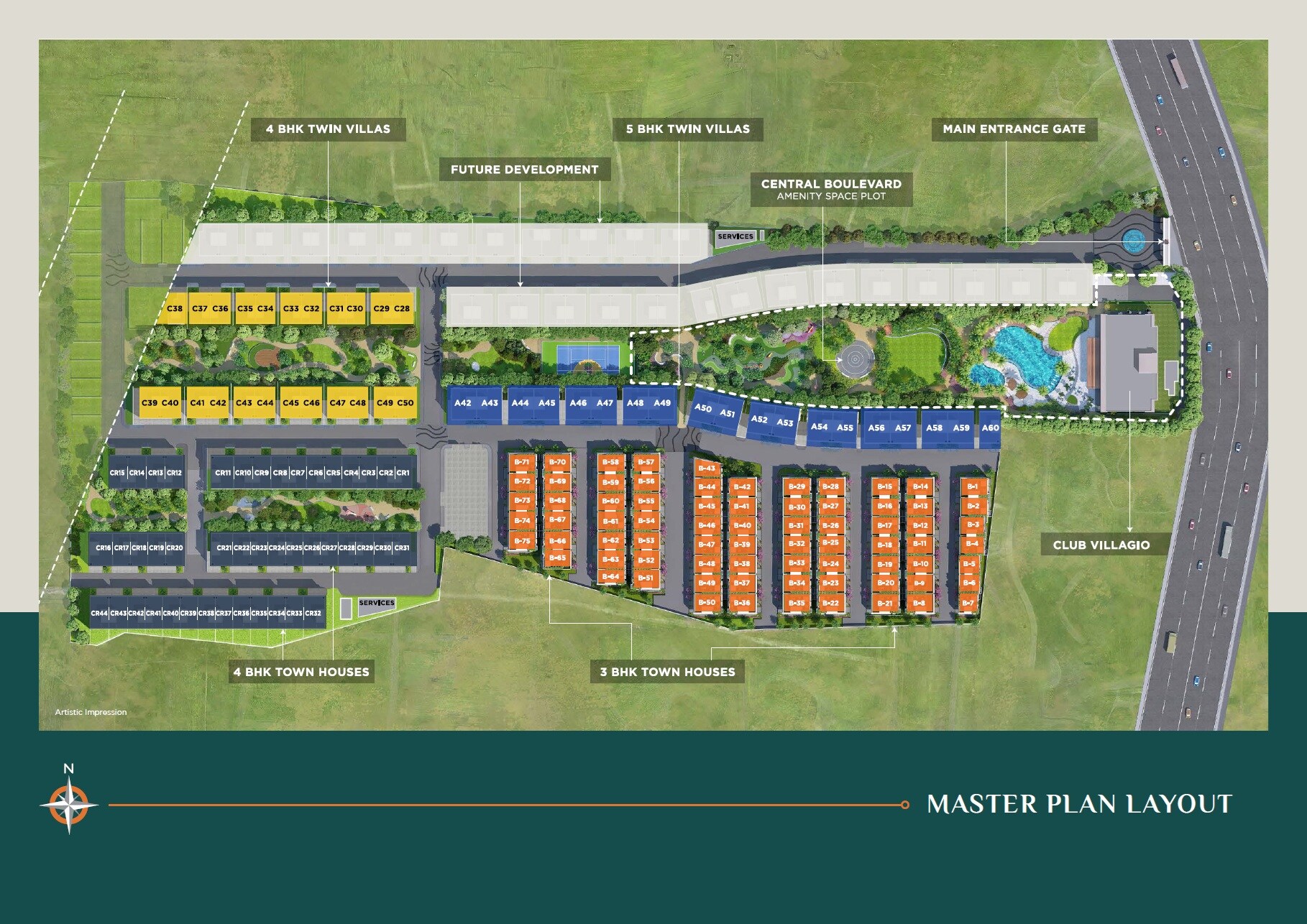 Supreme Villagio Master Plan Image