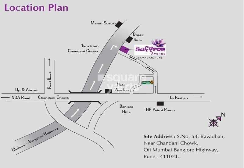 Surana Saffron Avenue Location Image