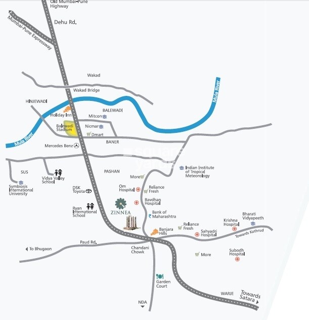 Surana Zinnea Location Image