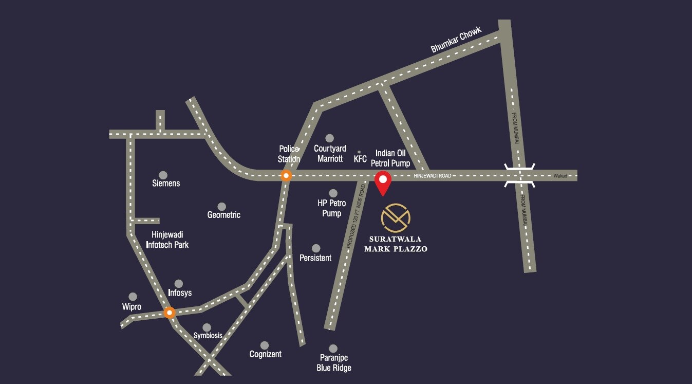 Suratwala Mark Plazzo Location Image