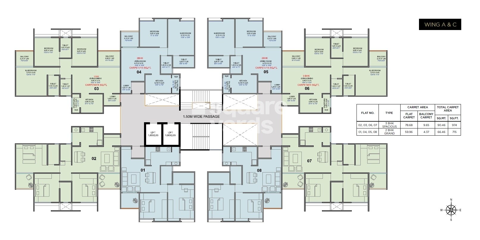 Surya Skies Floor Plans 1