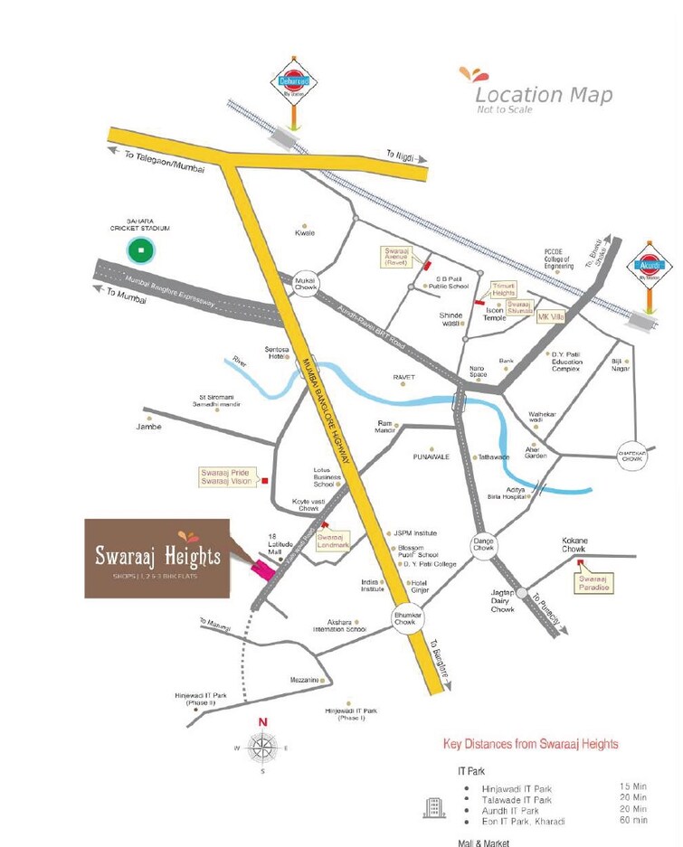 Swaraaj Heights Location Image