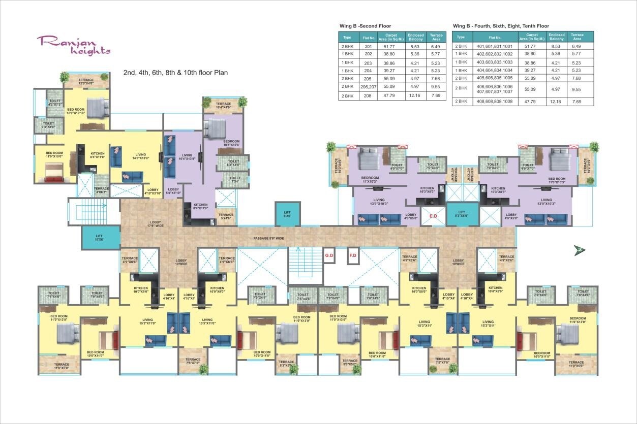 Swaraj Ranjan Heights Floor Plans