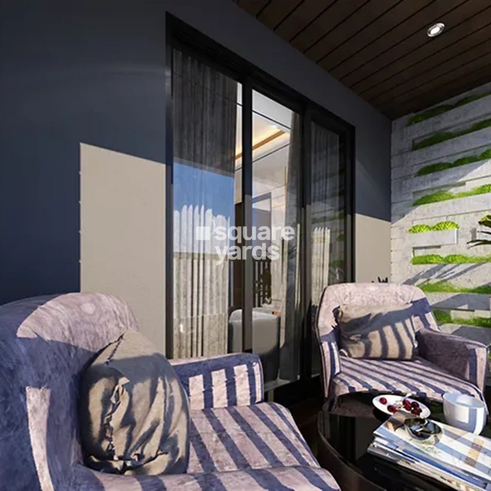 Swastik Prism City Indigo