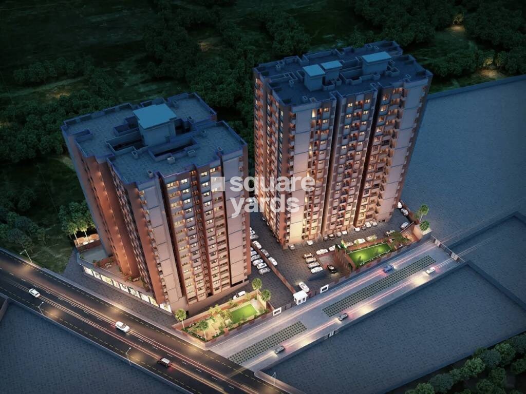 Swastik Prism City Indigo