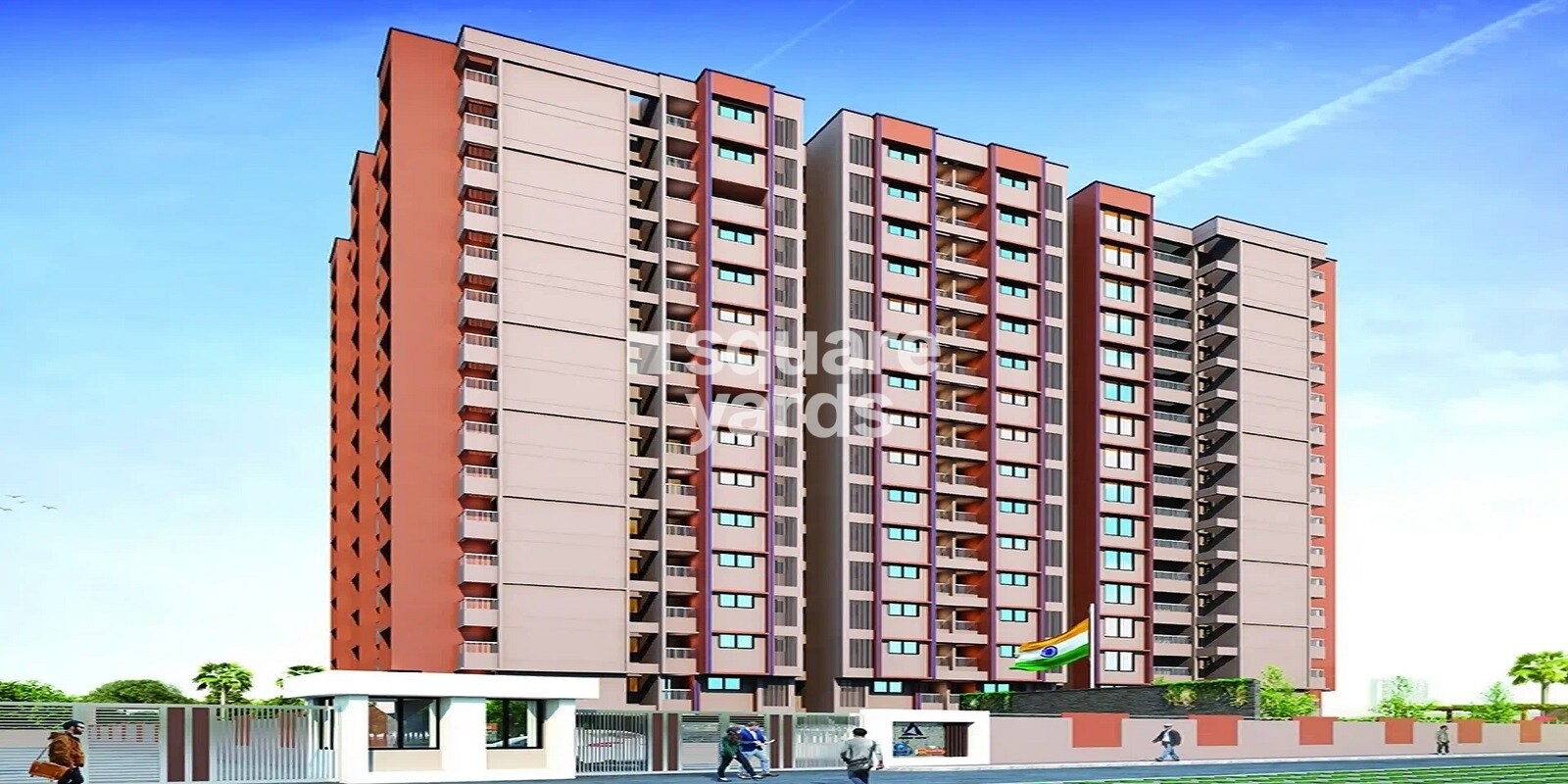 Swastik Prism City Violet