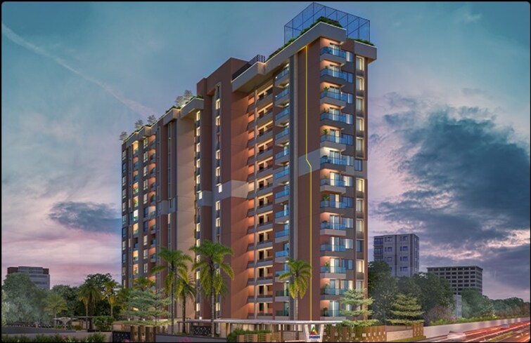 Swastik Prism City Yellow Apartment Exteriors 2