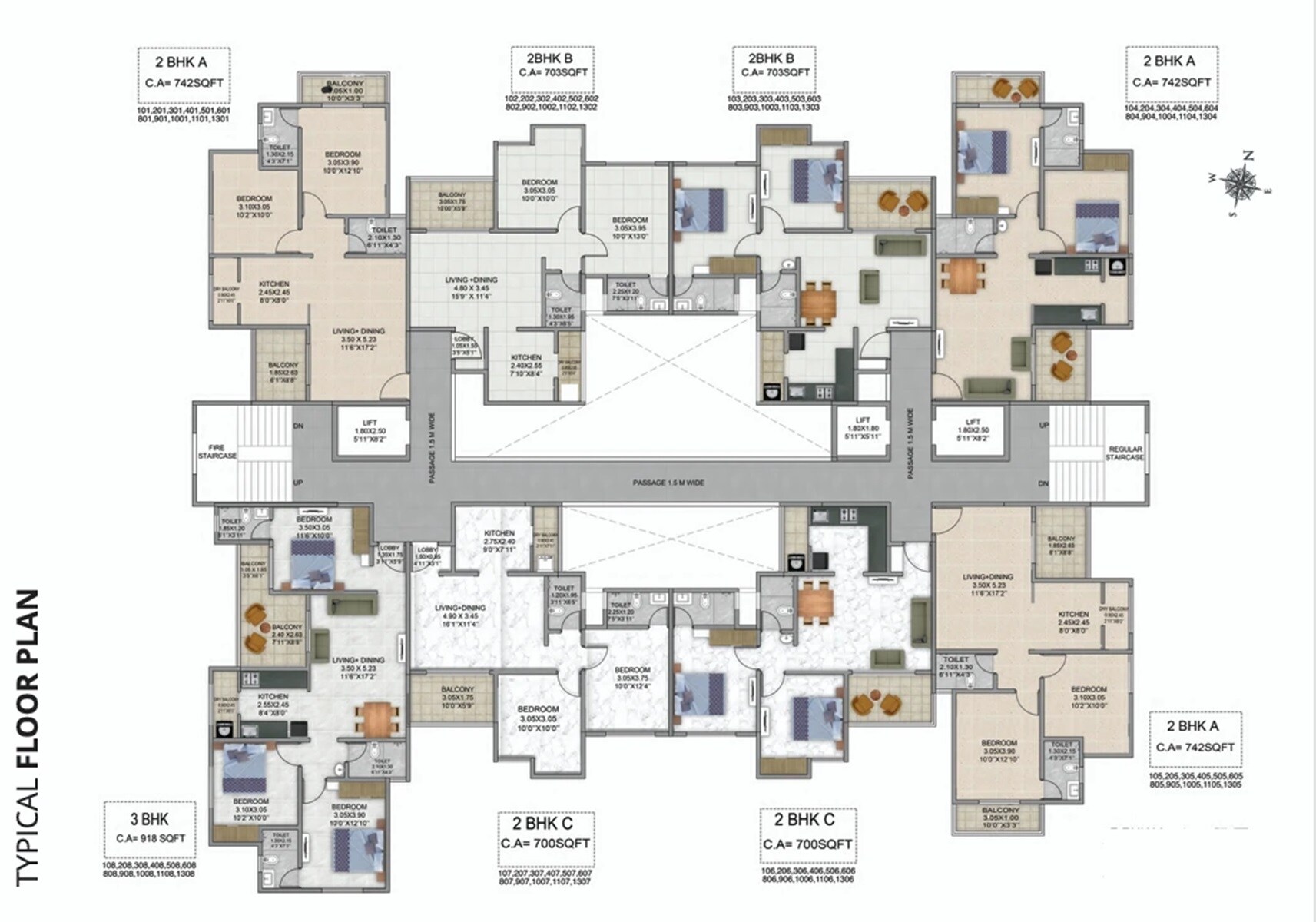 Swayambhu Emerald Heights Floor Plans