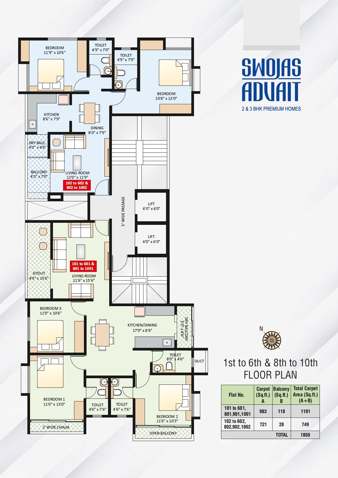 Swojas Advait Floor Plans 1