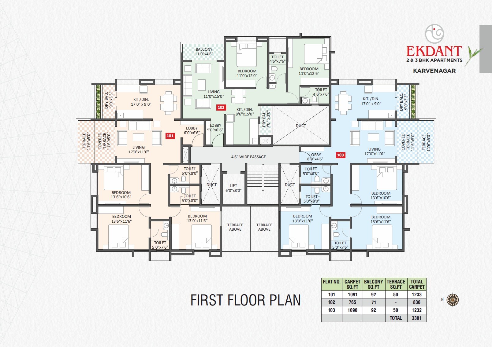 Swojas Ekdant Floor Plans 1