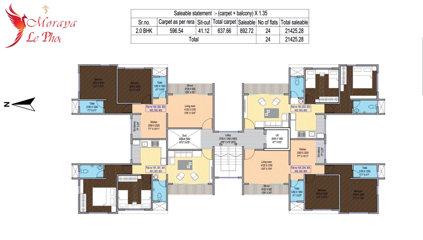 Taksh Le Phoenix Floor Plans