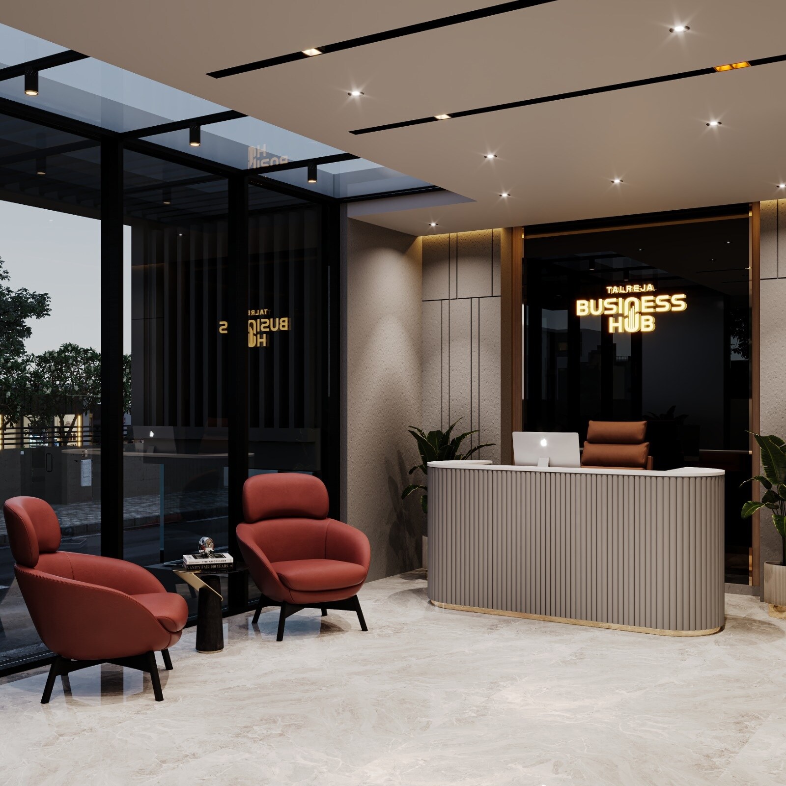Talreja Business Hub Waiting Lounge
