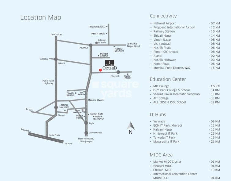 Tanish Orchid Location Image