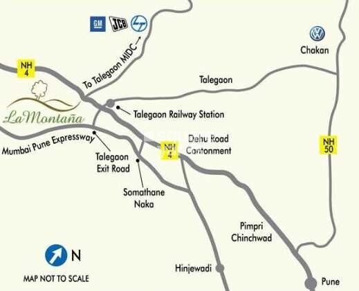 TATA La Montana Phase 1 Location Image