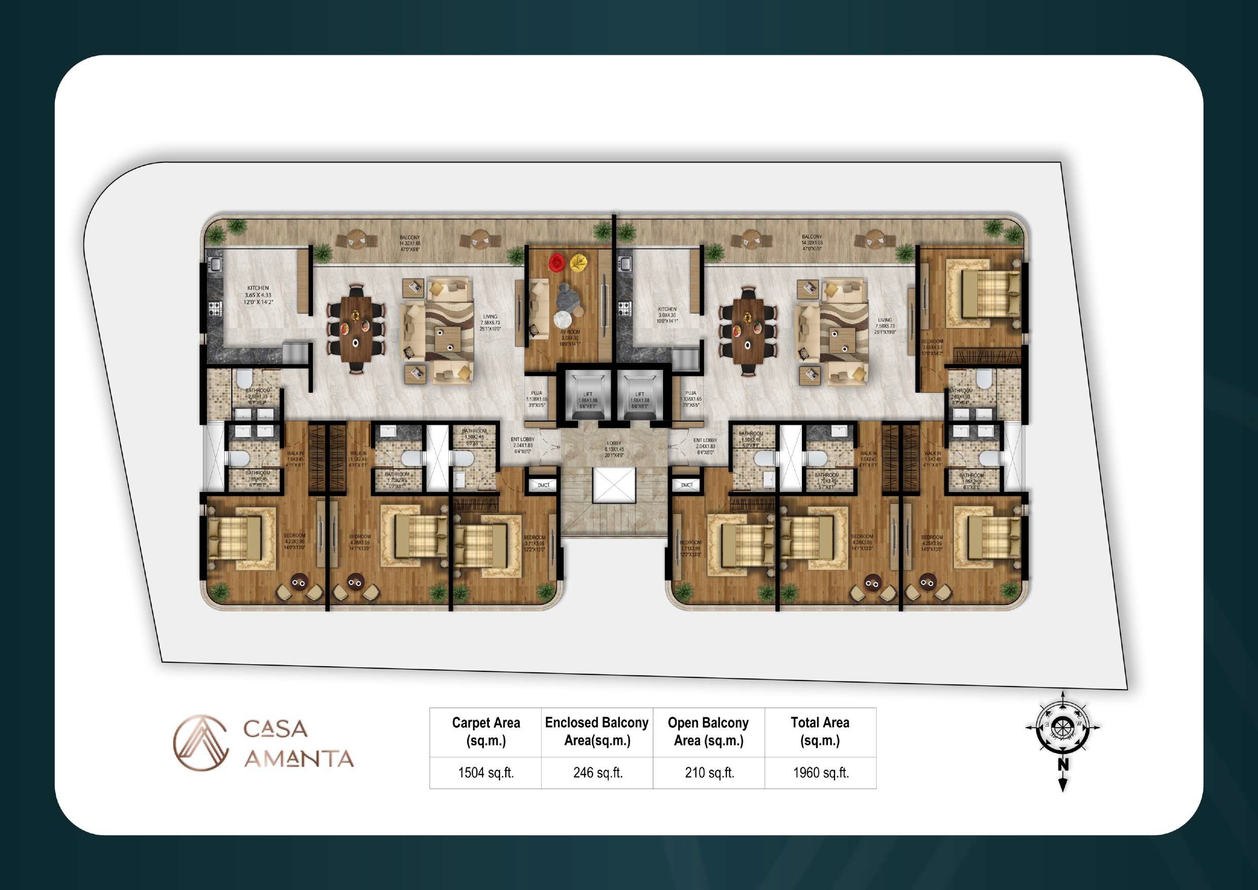 Techstone Casa Amanta Floor Plans