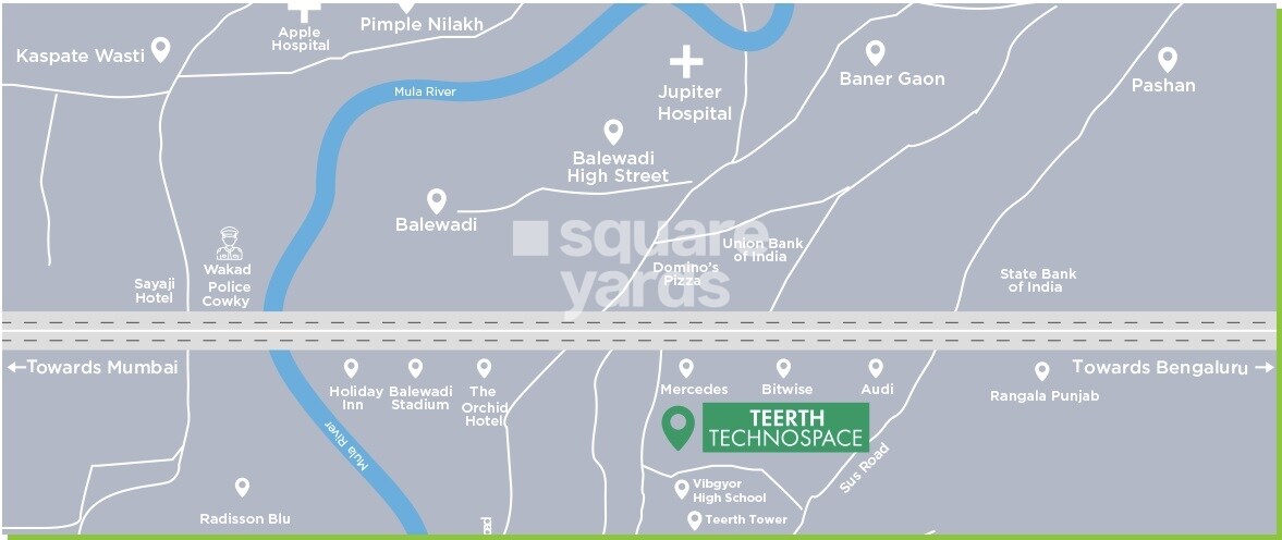 Teerth Technospace Location Image