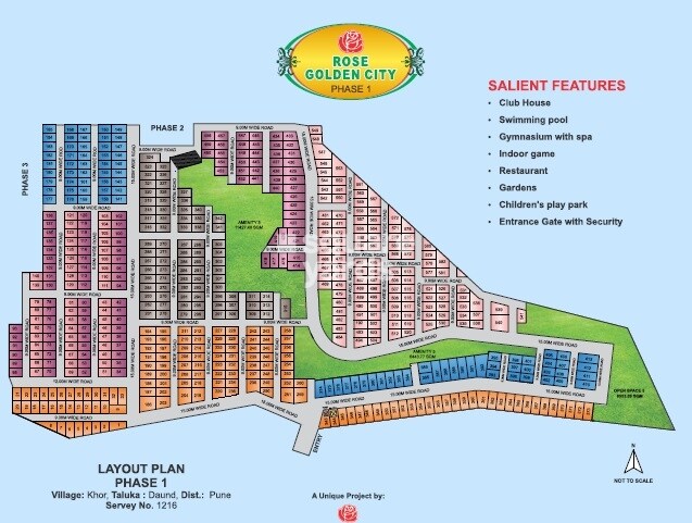 Temple Rose Golden City Phase I Master Plan 1