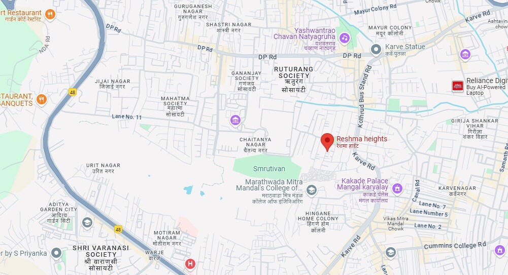 The Nest Reshma Heights Location Image