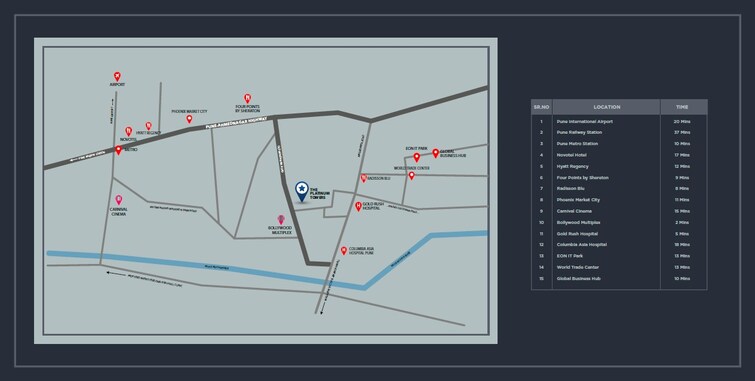 The Platinum Towers Location Image