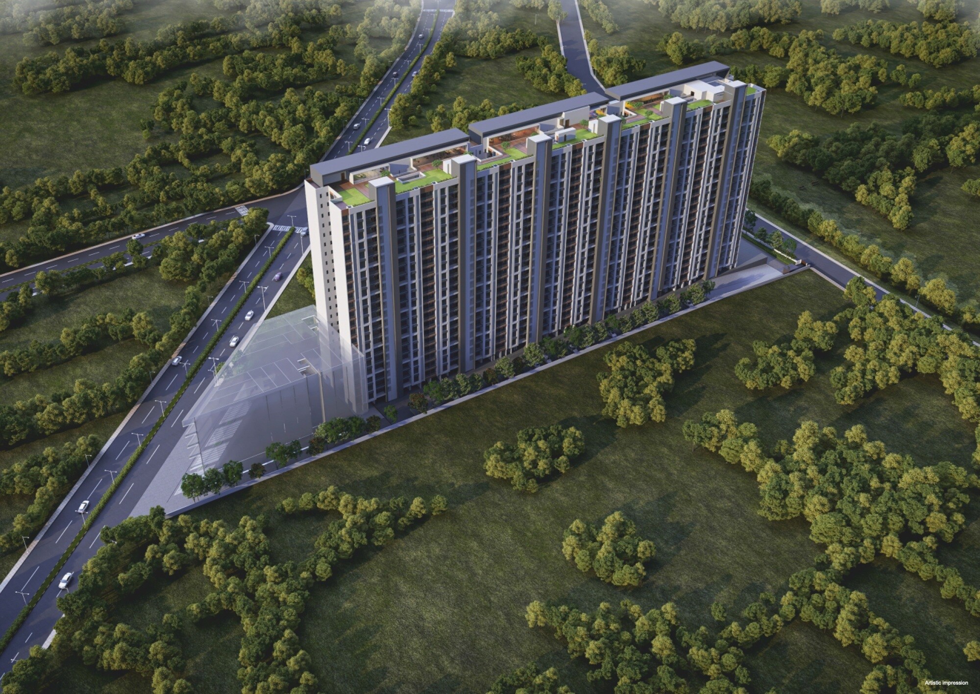 The Silver Altair Tower View 1