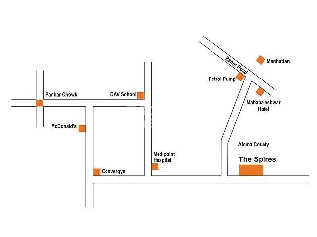 The Spires Location Image