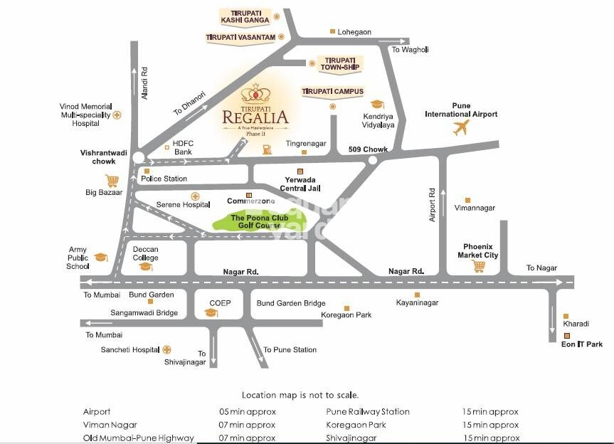 Tirupati Regalia Phase 2 Location Image