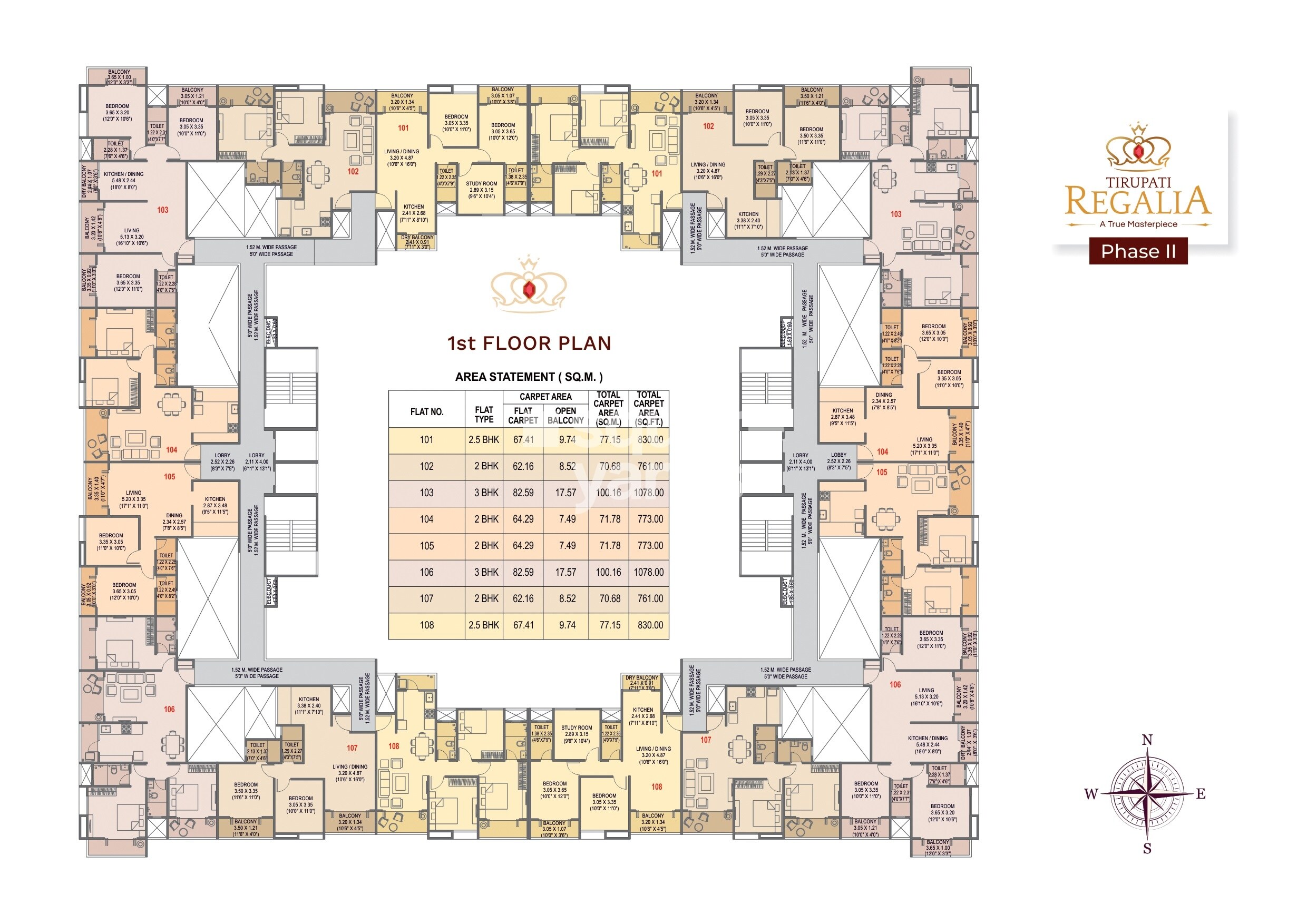 Tirupati Regalia Floor Plans 2