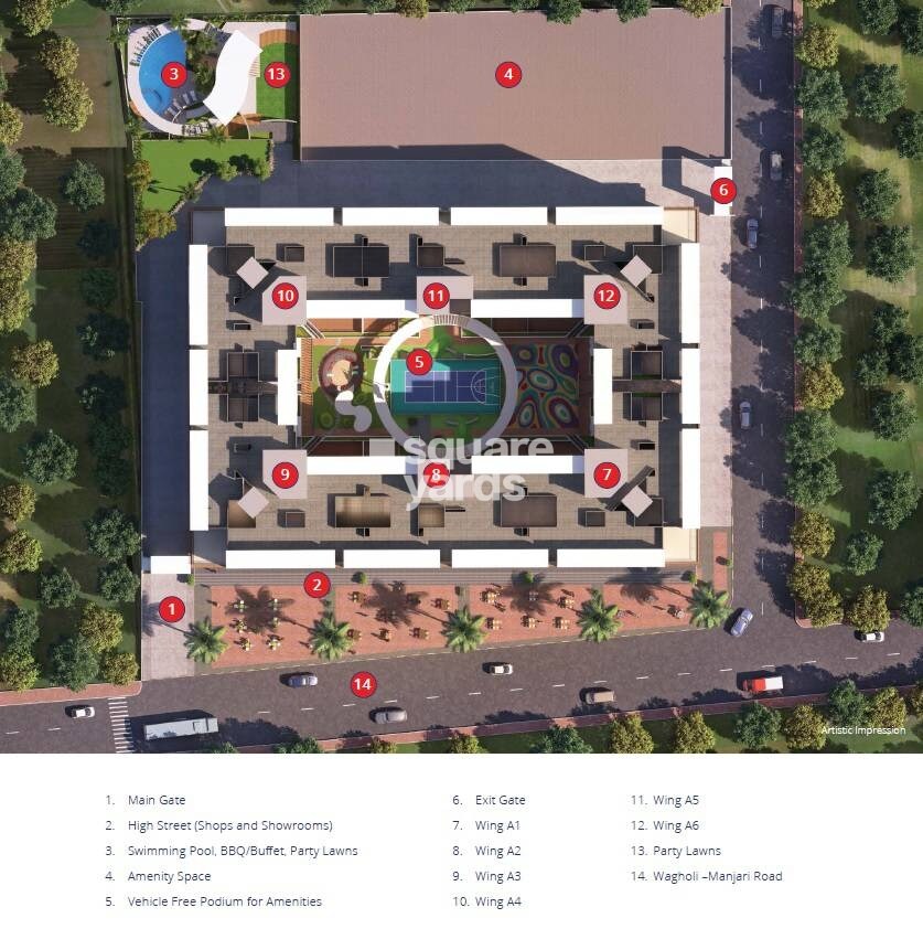 Triaa Kosmic Kourtyard Master Plan Image