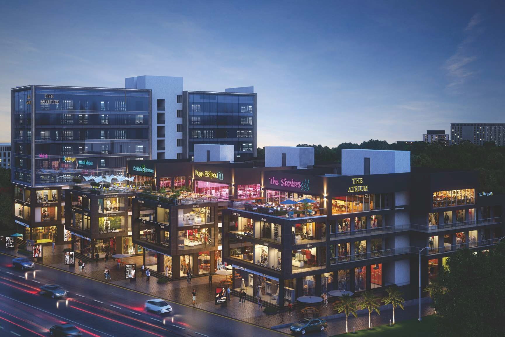 Tribute The Atrium Apartment Exteriors