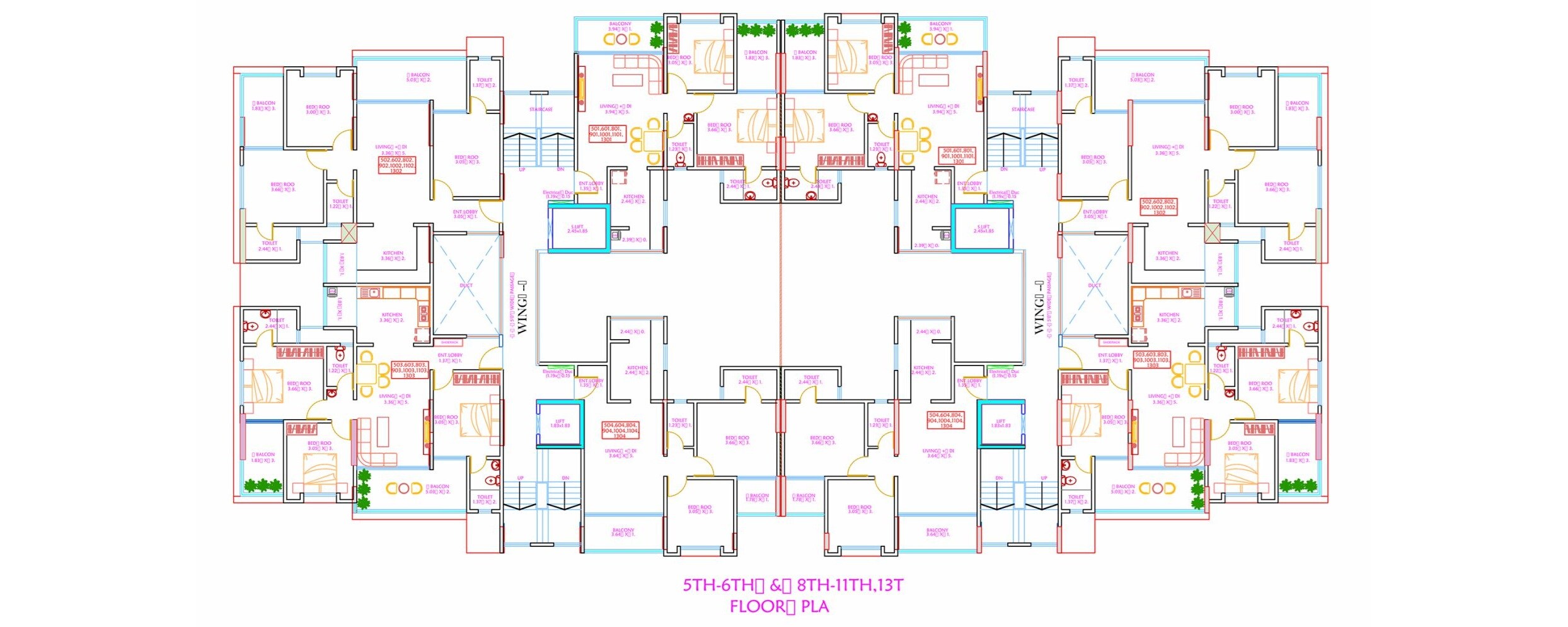 Trimurti Wisteria Floor Plans