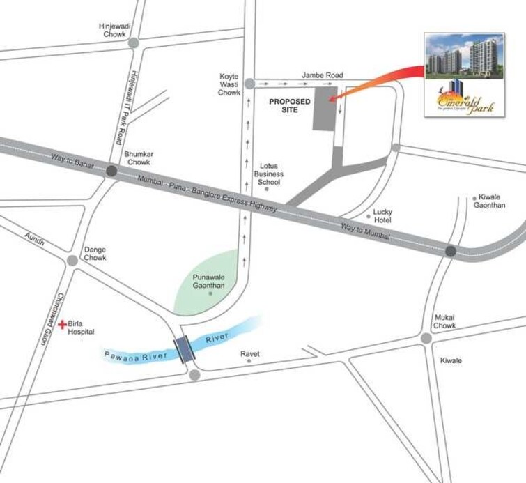 Uday Emerald Park Location Image