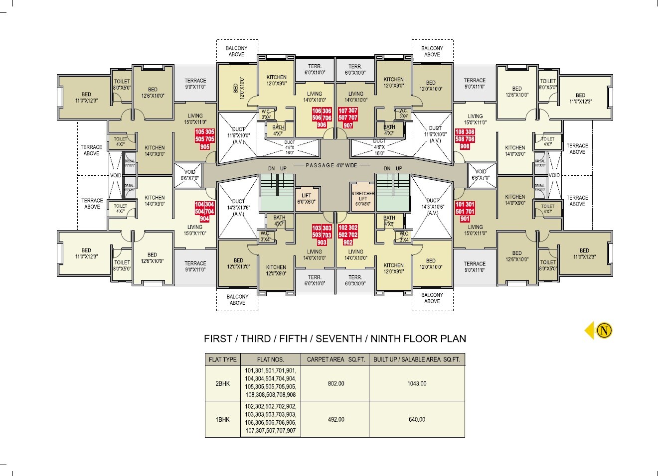 Ujwal Paradise Floor Plans 1