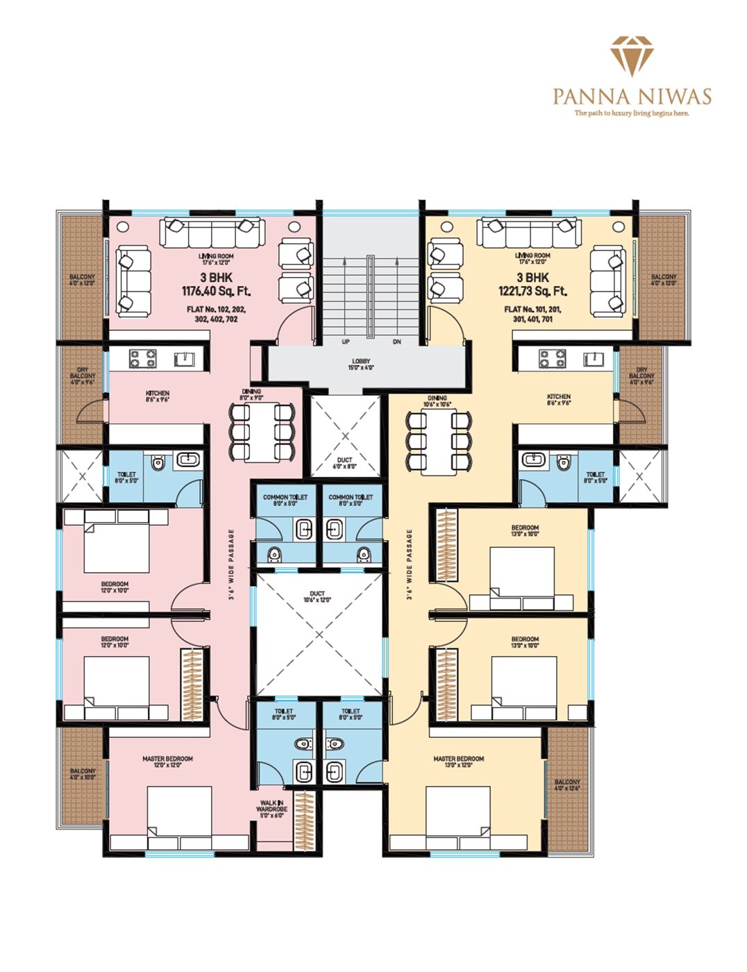 Unique Panna Niwas Floor Plans