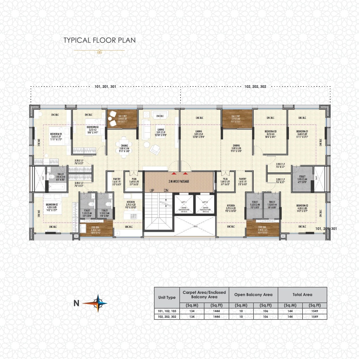 Unnati Astria Floor Plans