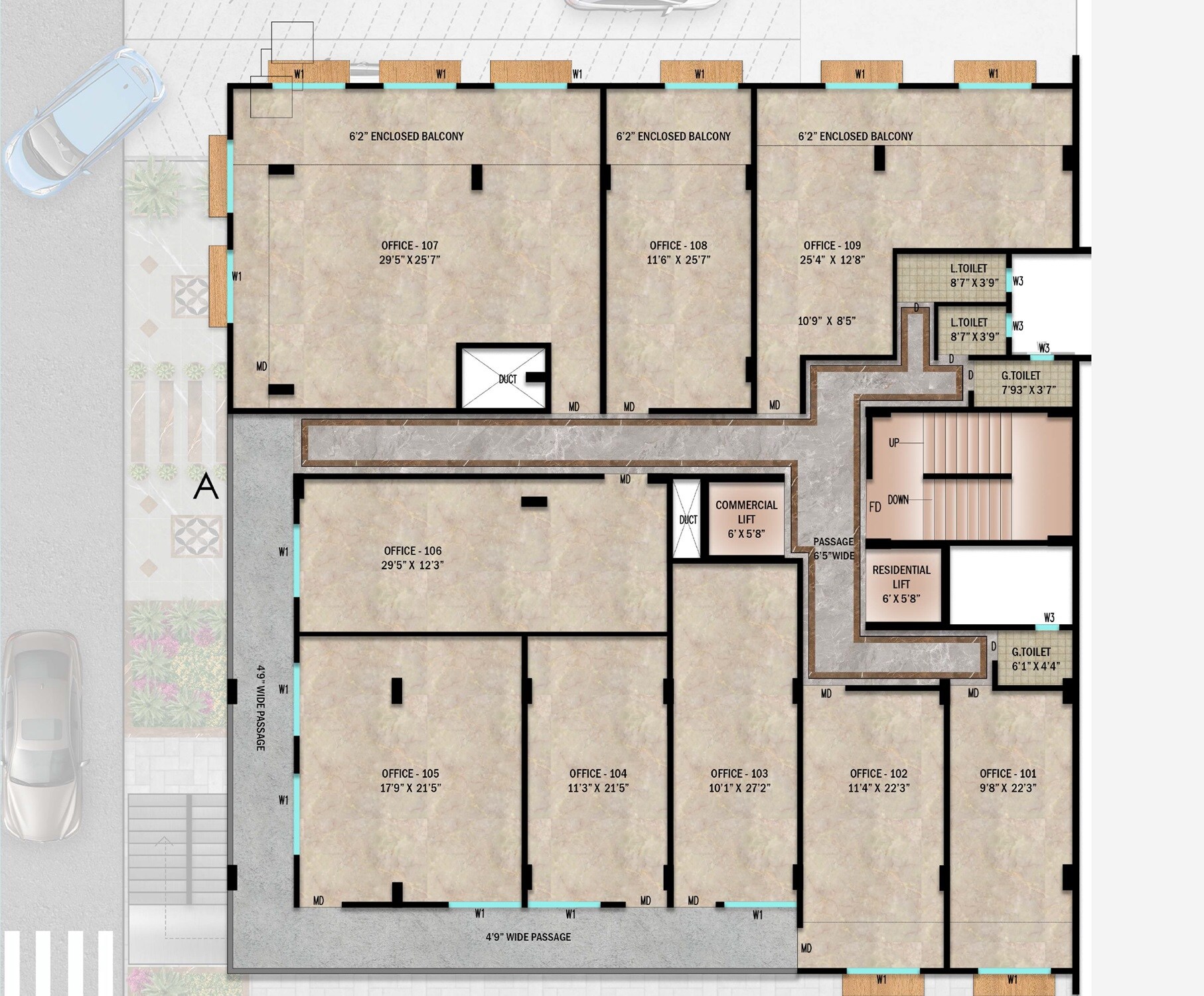 Uttam Atlanta Square Floor Plans