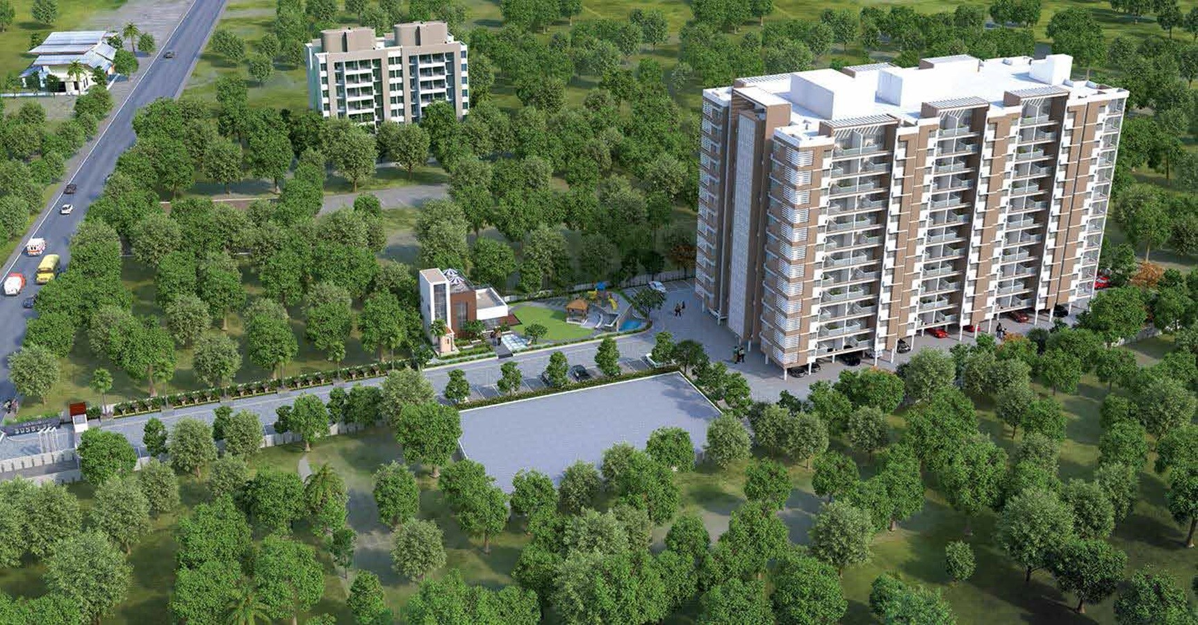 V Satav Mayuri Sunrise Tower View