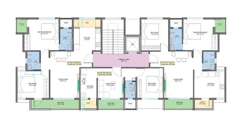 Vaibhav Ratan Vihar Floor Plans