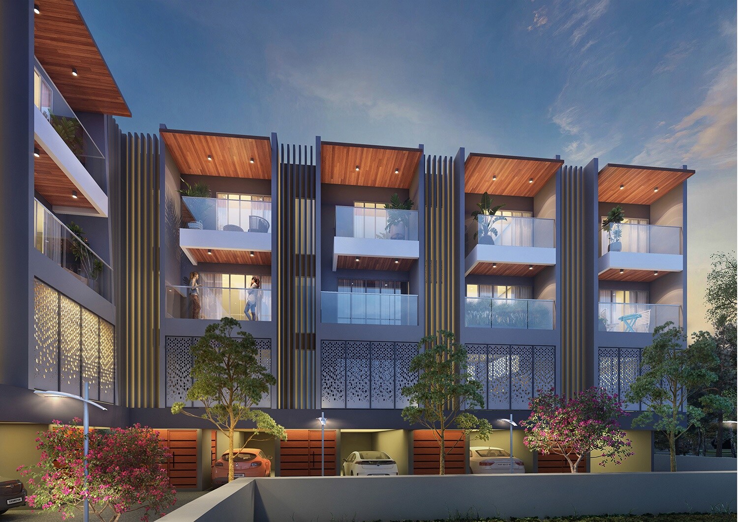 Vaidehi Villas Apartment Exteriors