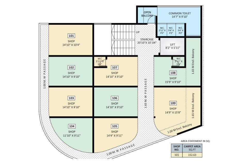 Vaishnavi Trinity Plaza Floor Plans
