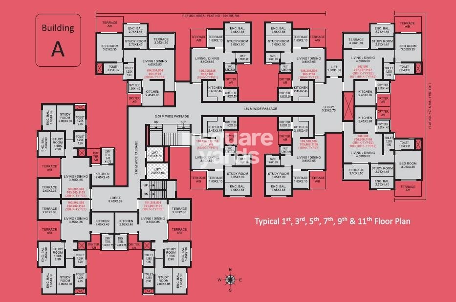 Vardhaman Palm Rose Floor Plans 1