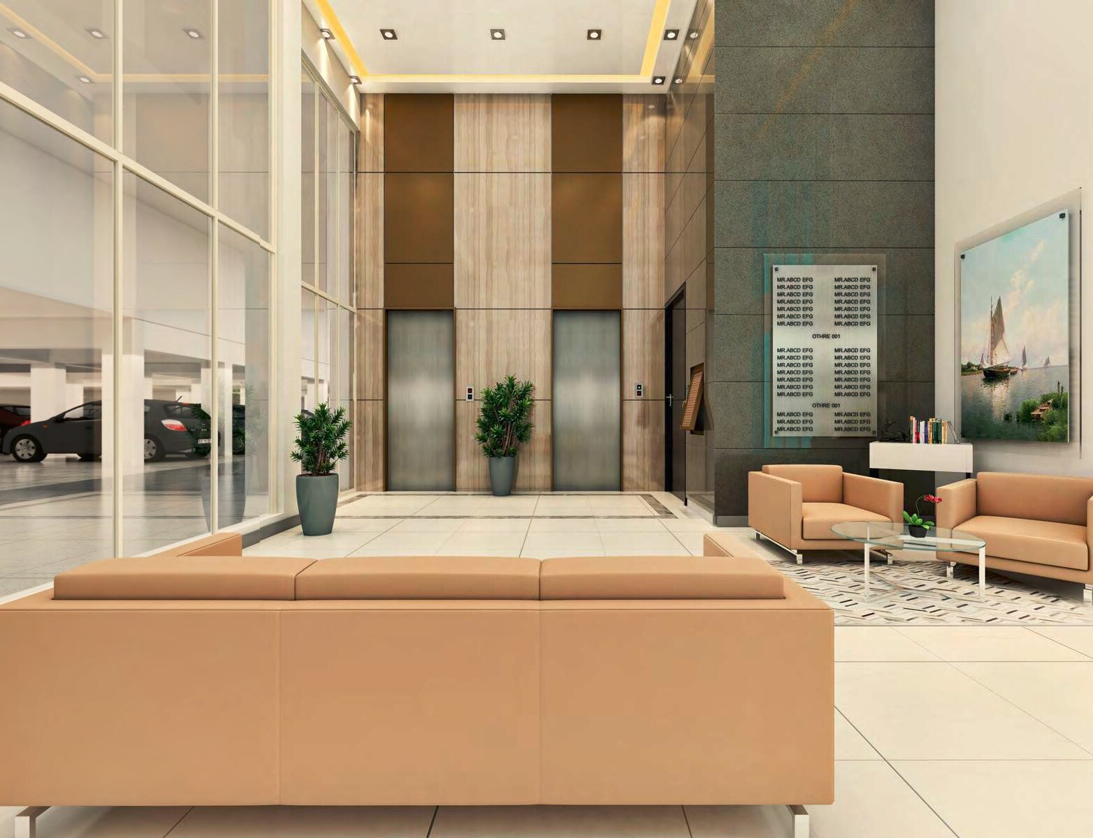 Vardhaman Skytown Lift Lobby Image