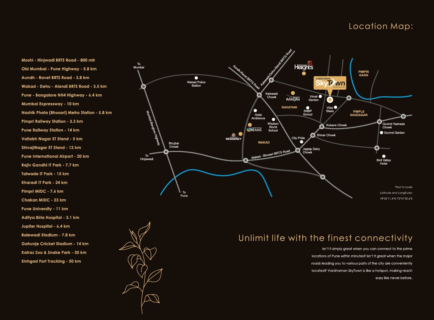 Vardhaman Skytown Location Image