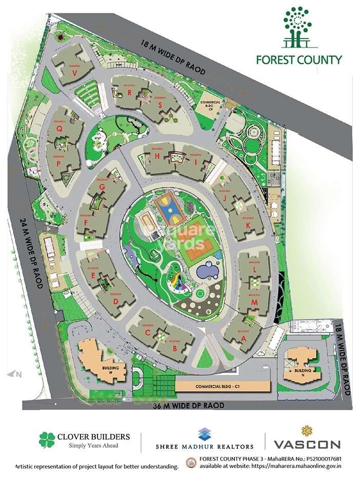 vascon forest county 2 project master plan image1