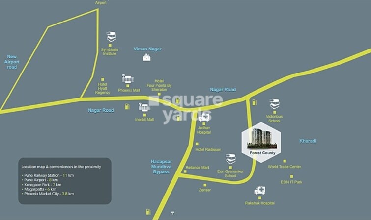 Vascon Forest County Location Image