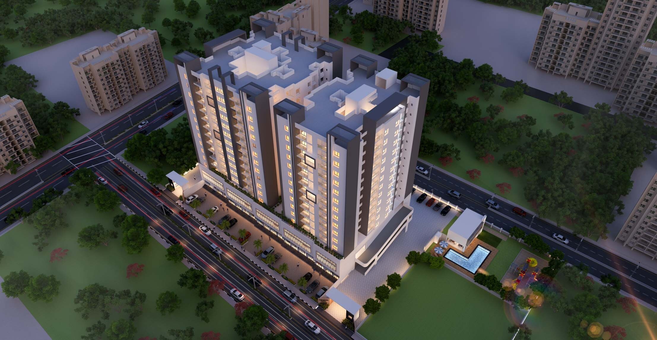 Vastushree Diona Tower View 3