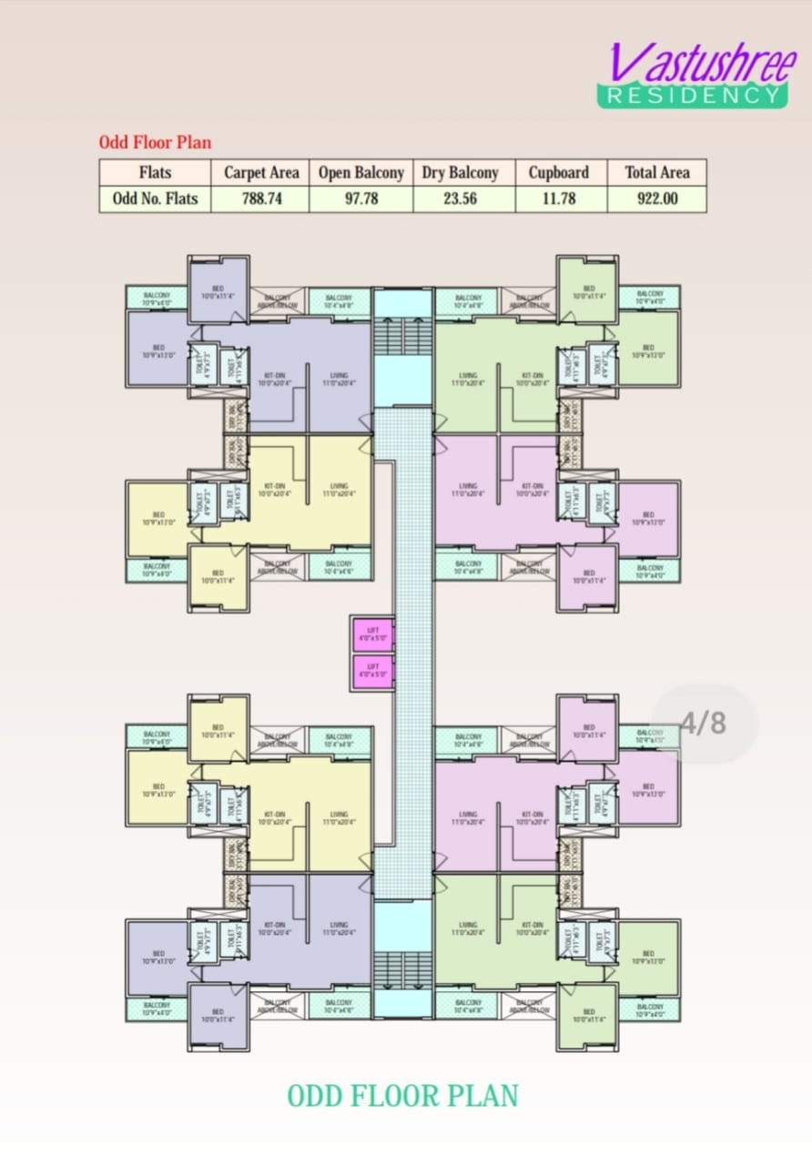 Vastushree Residency Floor Plans