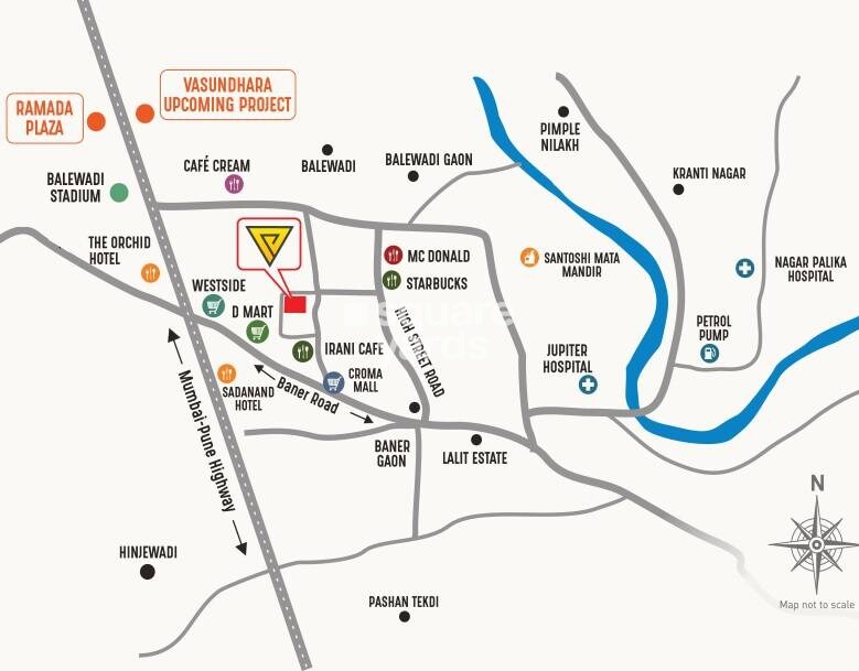 Vasundhara Pride Balewadi Location Image